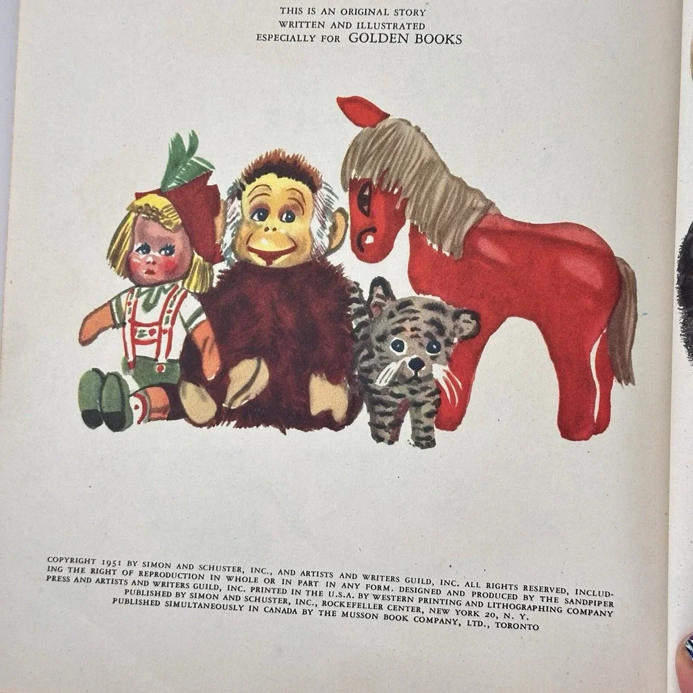 The Kitten's‎ Surprise  A Little Golden Board Book by Nina  1951 Vintage